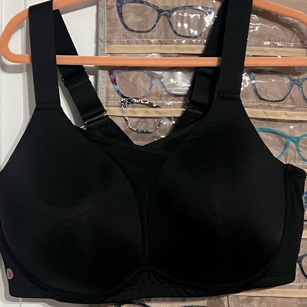 Livi Black High Impact Active Bra 46DD